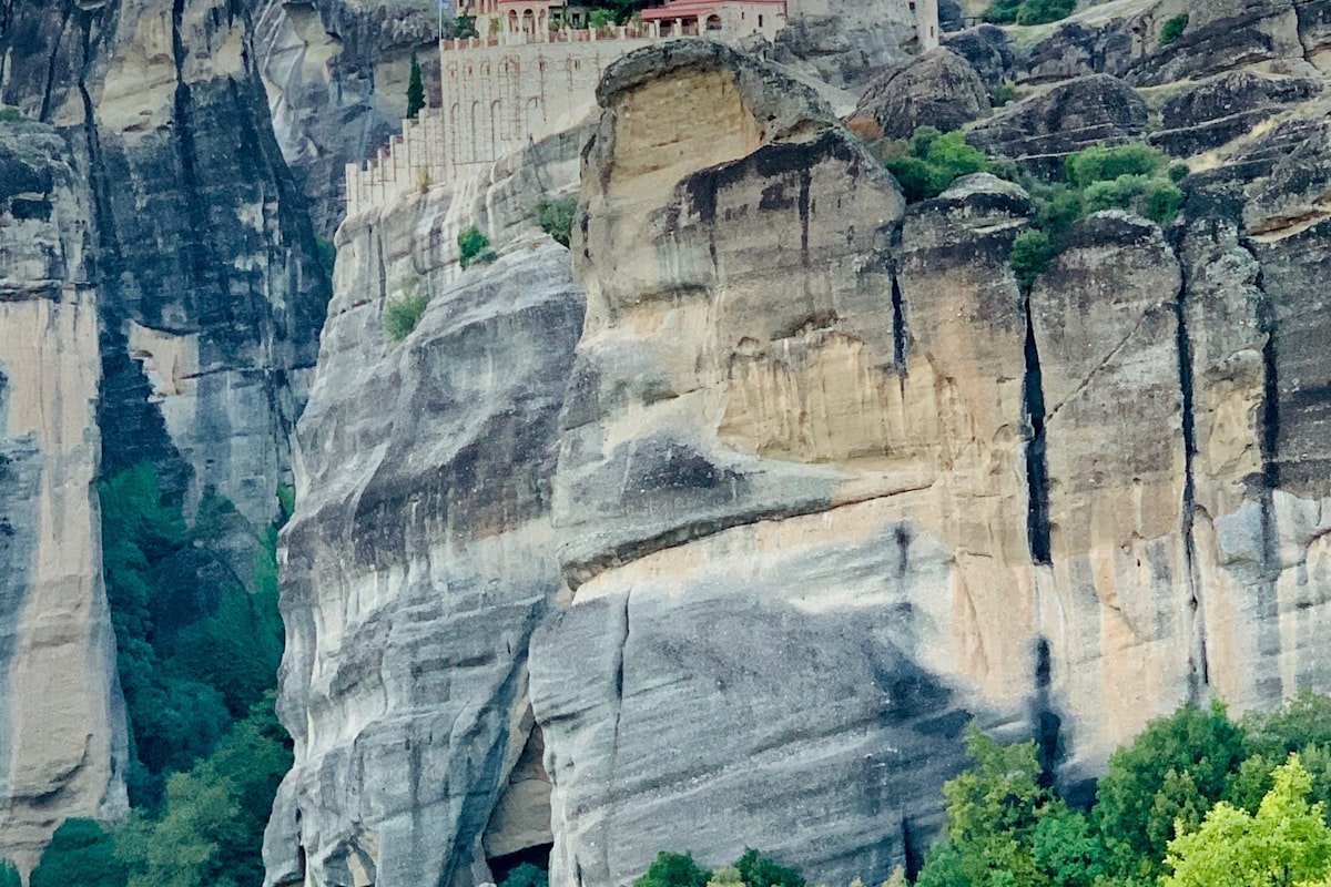 Byzantine monasteries in the hills