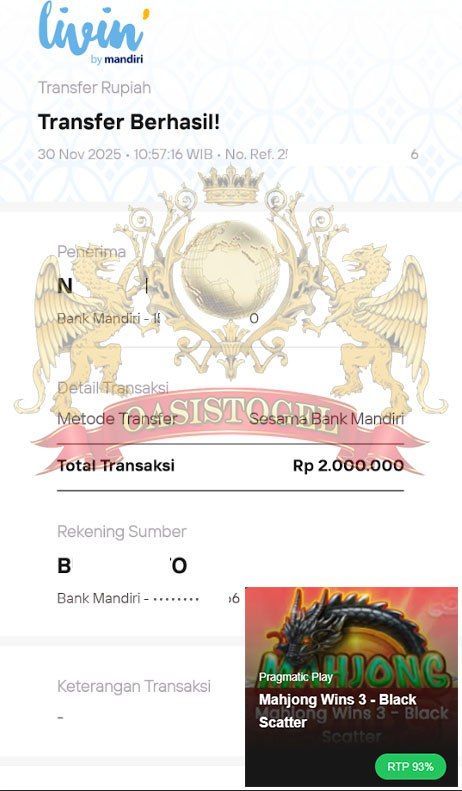 BUKTI JACKPOT OASISTOGEL