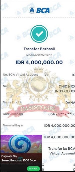 BUKTI JACKPOT OASISTOGEL