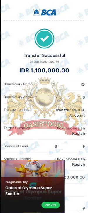 BUKTI JACKPOT OASISTOGEL
