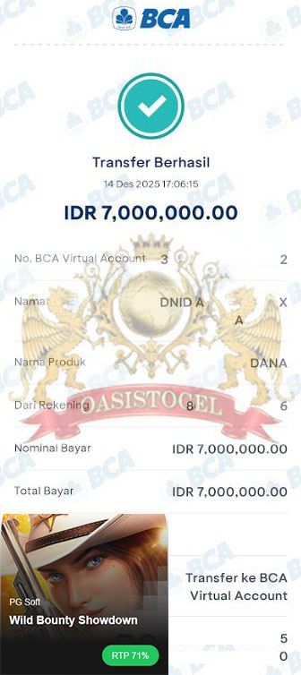 BUKTI JACKPOT OASISTOGEL