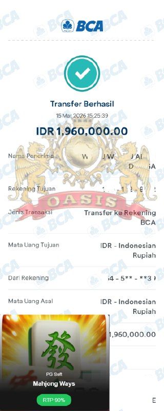 BUKTI JACKPOT OASISTOGEL