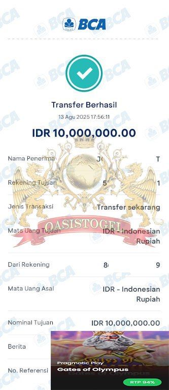 BUKTI JACKPOT OASISTOGEL