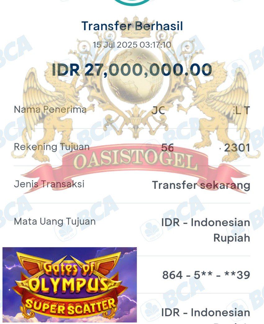 BUKTI JACKPOT OASISTOGEL