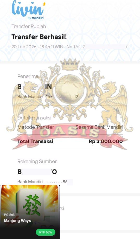 BUKTI JACKPOT OASISTOGEL