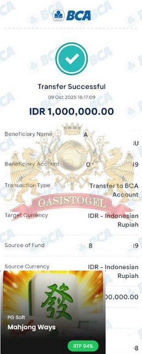 BUKTI JACKPOT OASISTOGEL