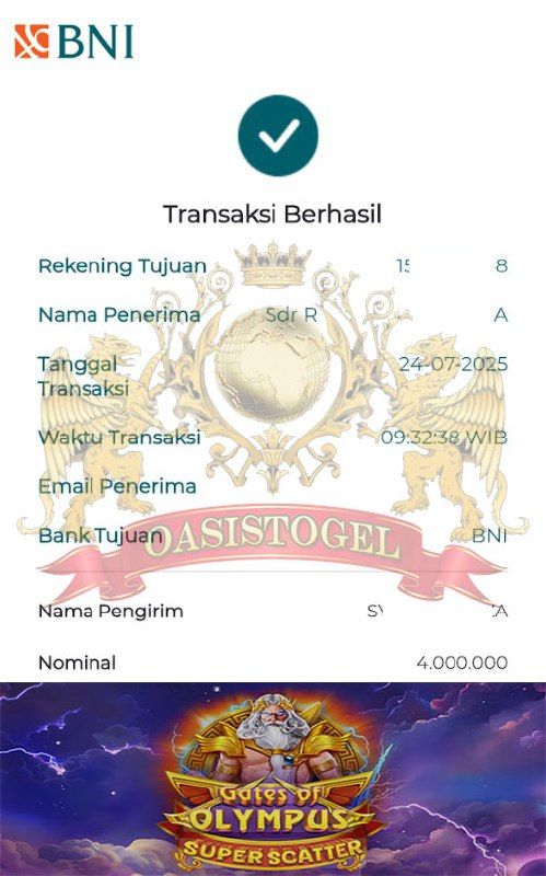 BUKTI JACKPOT OASISTOGEL