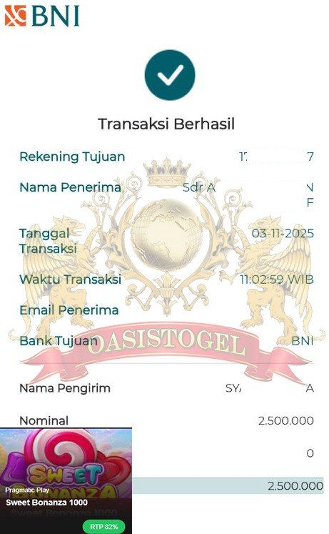 BUKTI JACKPOT OASISTOGEL