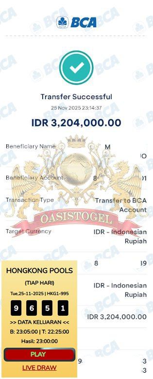 BUKTI JACKPOT OASISTOGEL