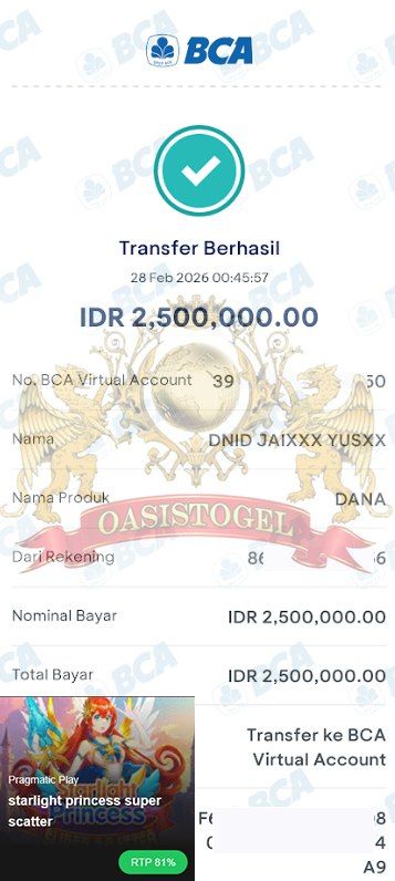 BUKTI JACKPOT OASISTOGEL