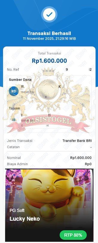 BUKTI JACKPOT OASISTOGEL