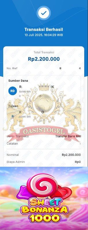 BUKTI JACKPOT OASISTOGEL