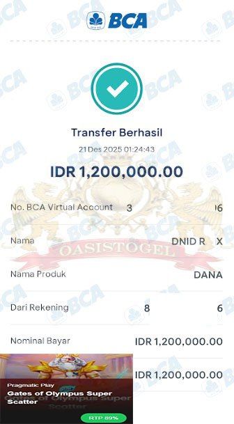 BUKTI JACKPOT OASISTOGEL