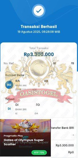 BUKTI JACKPOT OASISTOGEL