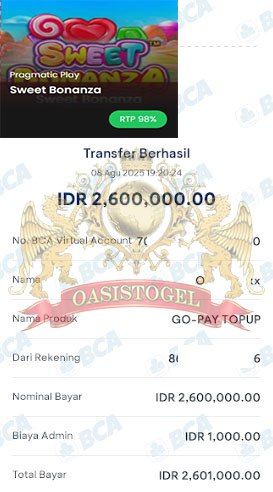 BUKTI JACKPOT OASISTOGEL