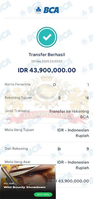 BUKTI JACKPOT OASISTOGEL