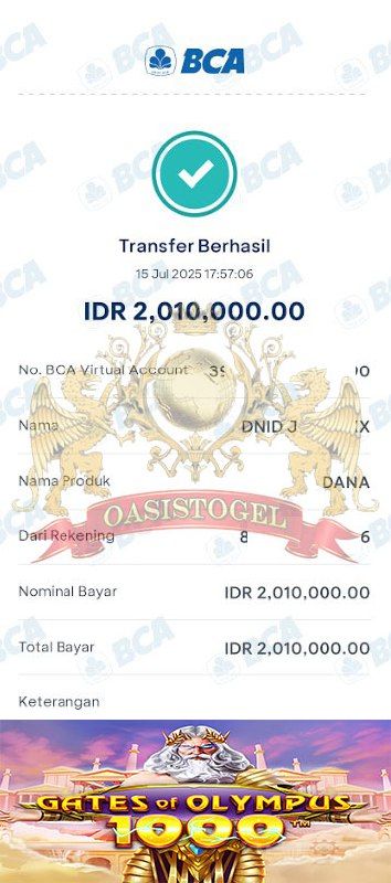 BUKTI JACKPOT OASISTOGEL