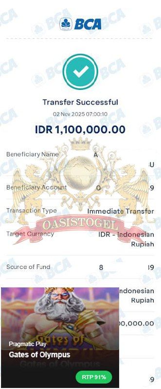 BUKTI JACKPOT OASISTOGEL