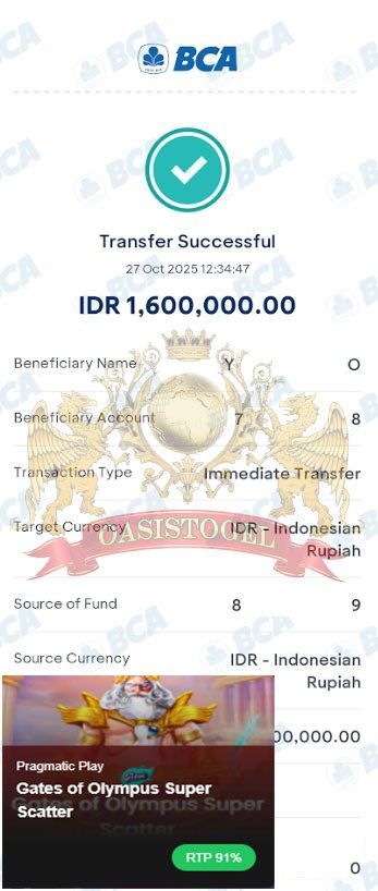 BUKTI JACKPOT OASISTOGEL