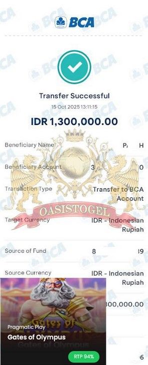 BUKTI JACKPOT OASISTOGEL