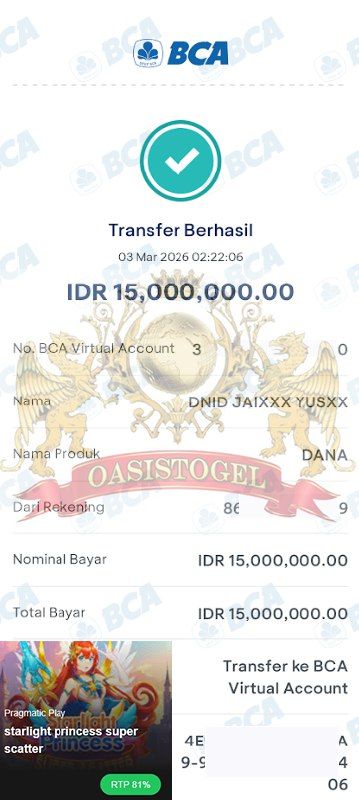 BUKTI JACKPOT OASISTOGEL