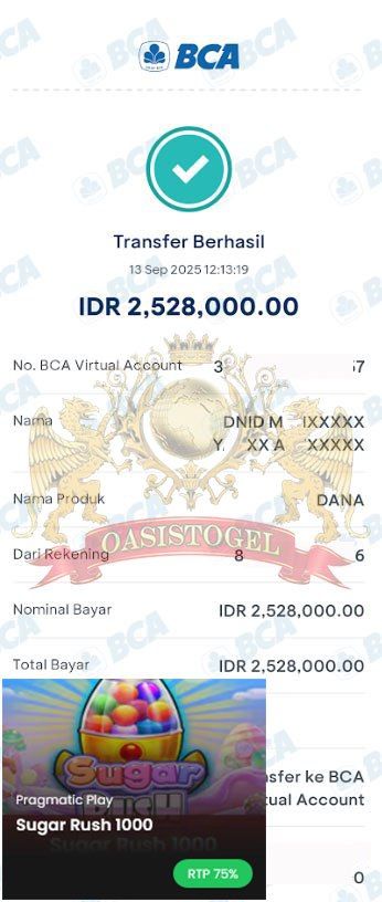BUKTI JACKPOT OASISTOGEL