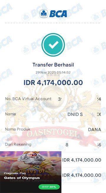 BUKTI JACKPOT OASISTOGEL