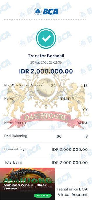 BUKTI JACKPOT OASISTOGEL