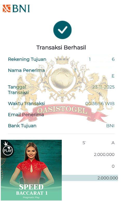 BUKTI JACKPOT OASISTOGEL