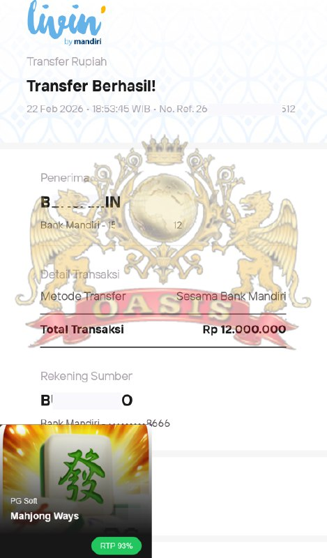 BUKTI JACKPOT OASISTOGEL