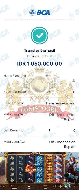 BUKTI JACKPOT OASISTOGEL
