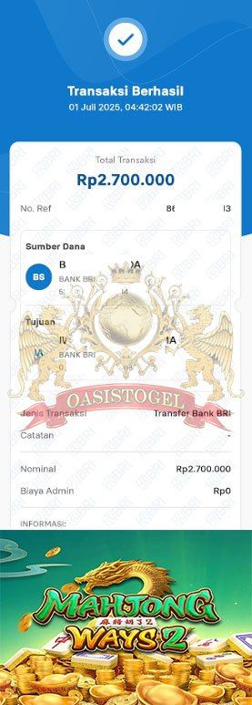 BUKTI JACKPOT OASISTOGEL