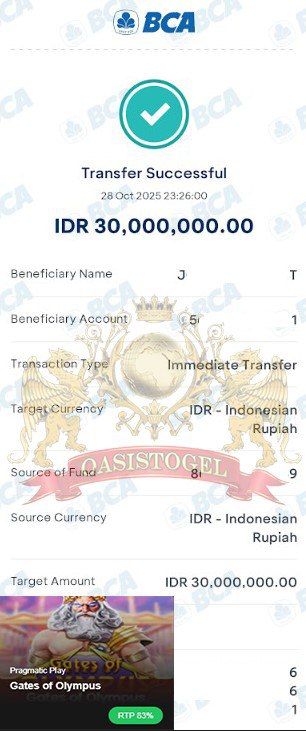 BUKTI JACKPOT OASISTOGEL