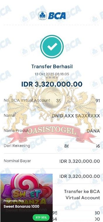 BUKTI JACKPOT OASISTOGEL