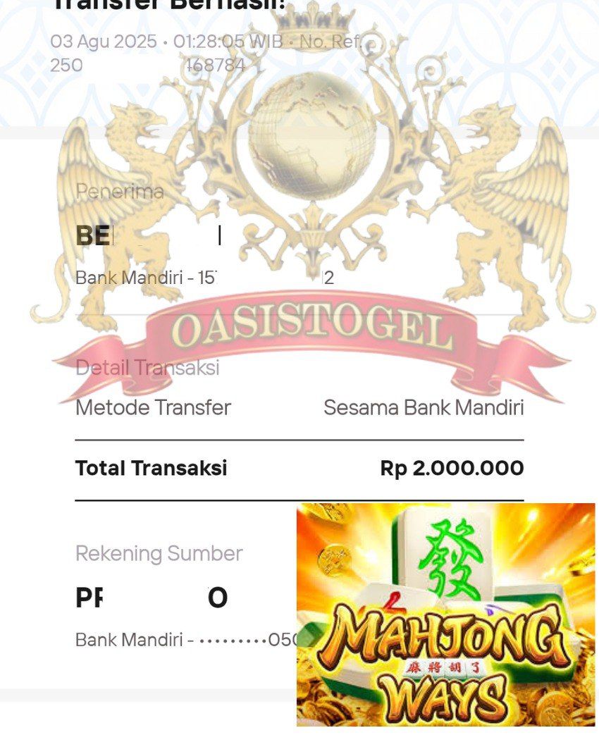 BUKTI JACKPOT OASISTOGEL