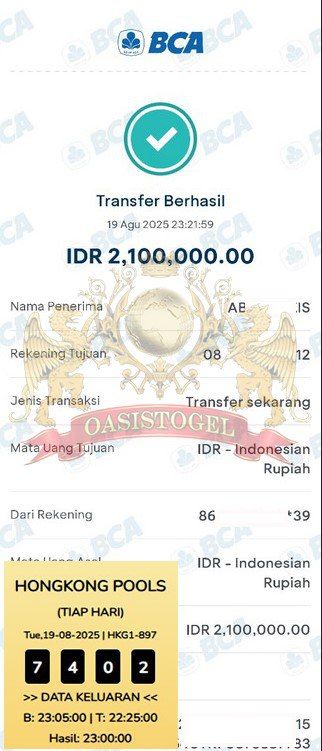 BUKTI JACKPOT OASISTOGEL