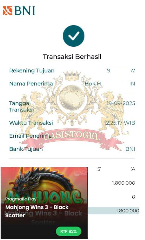 BUKTI JACKPOT OASISTOGEL