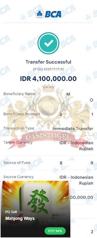 BUKTI JACKPOT OASISTOGEL