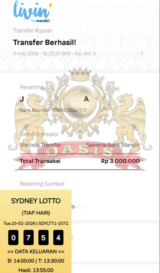 BUKTI JACKPOT OASISTOGEL