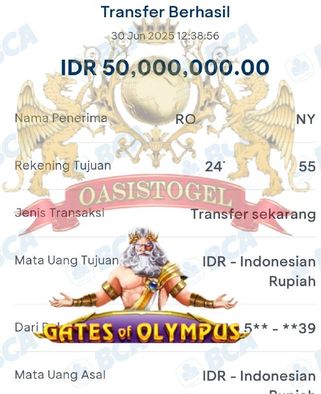 BUKTI JACKPOT OASISTOGEL