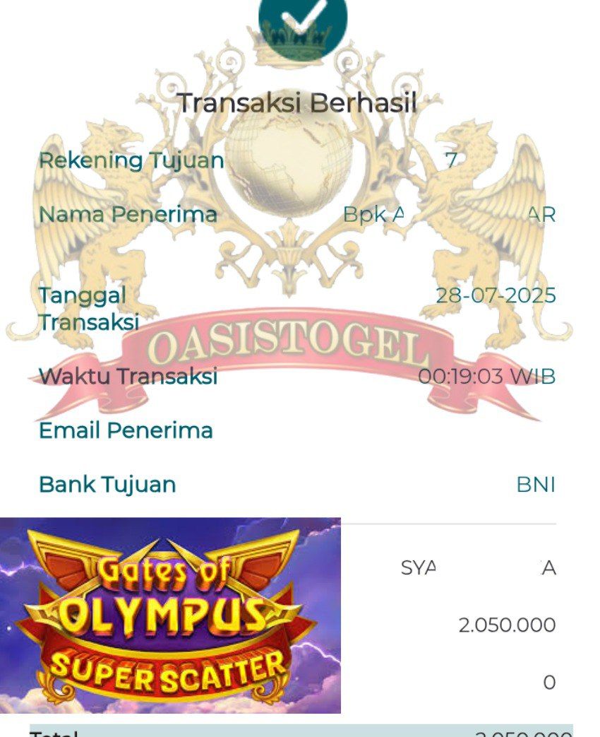 BUKTI JACKPOT OASISTOGEL