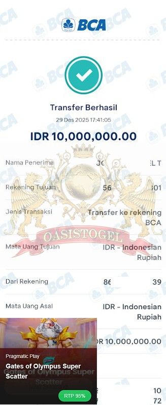 BUKTI JACKPOT OASISTOGEL