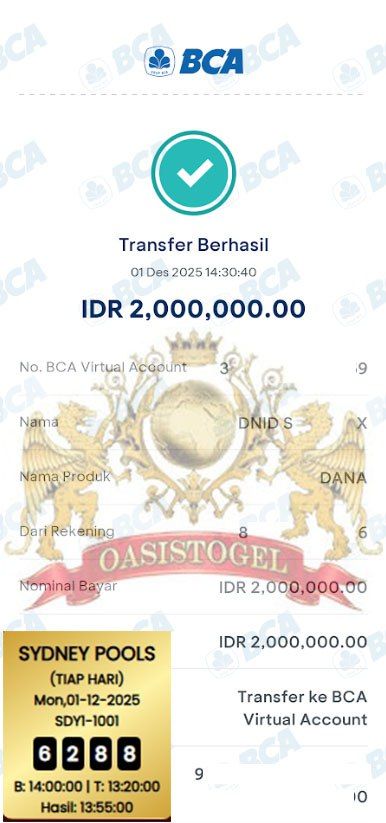 BUKTI JACKPOT OASISTOGEL