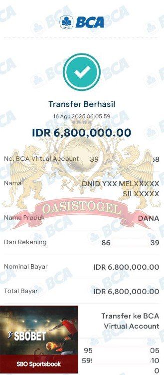 BUKTI JACKPOT OASISTOGEL