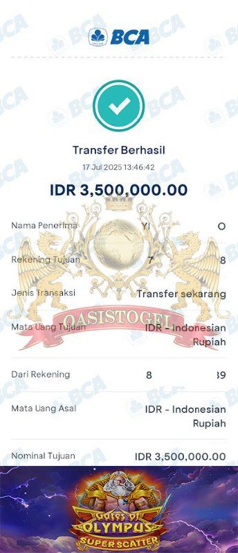 BUKTI JACKPOT OASISTOGEL