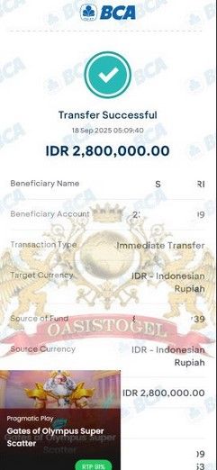 BUKTI JACKPOT OASISTOGEL