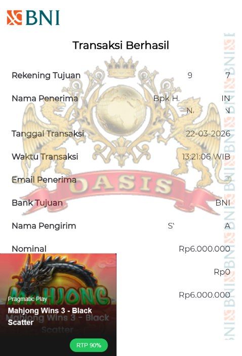 BUKTI JACKPOT OASISTOGEL