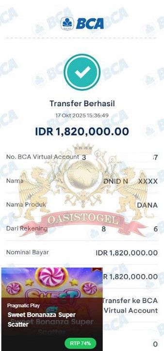 BUKTI JACKPOT OASISTOGEL