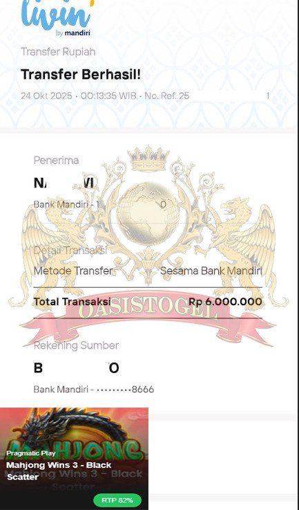 BUKTI JACKPOT OASISTOGEL