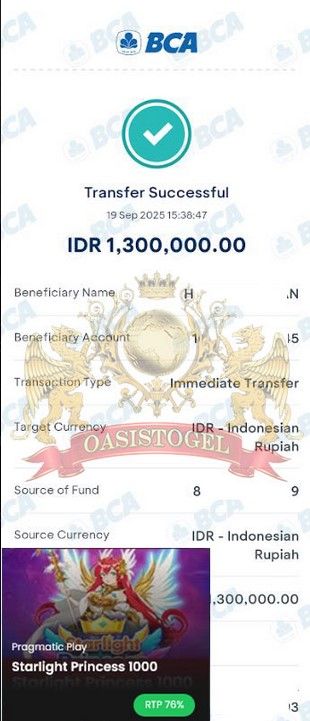 BUKTI JACKPOT OASISTOGEL